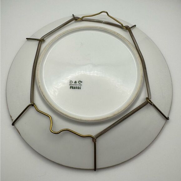Antique French Porcelain Plate from D&C - Picture 3 of 4